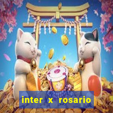 inter x rosario central onde assistir